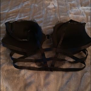 Black Victoria’s Secret padded bra.